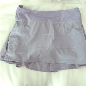 Lululemon Pace Rival Skirt Size 12 regular Lilac